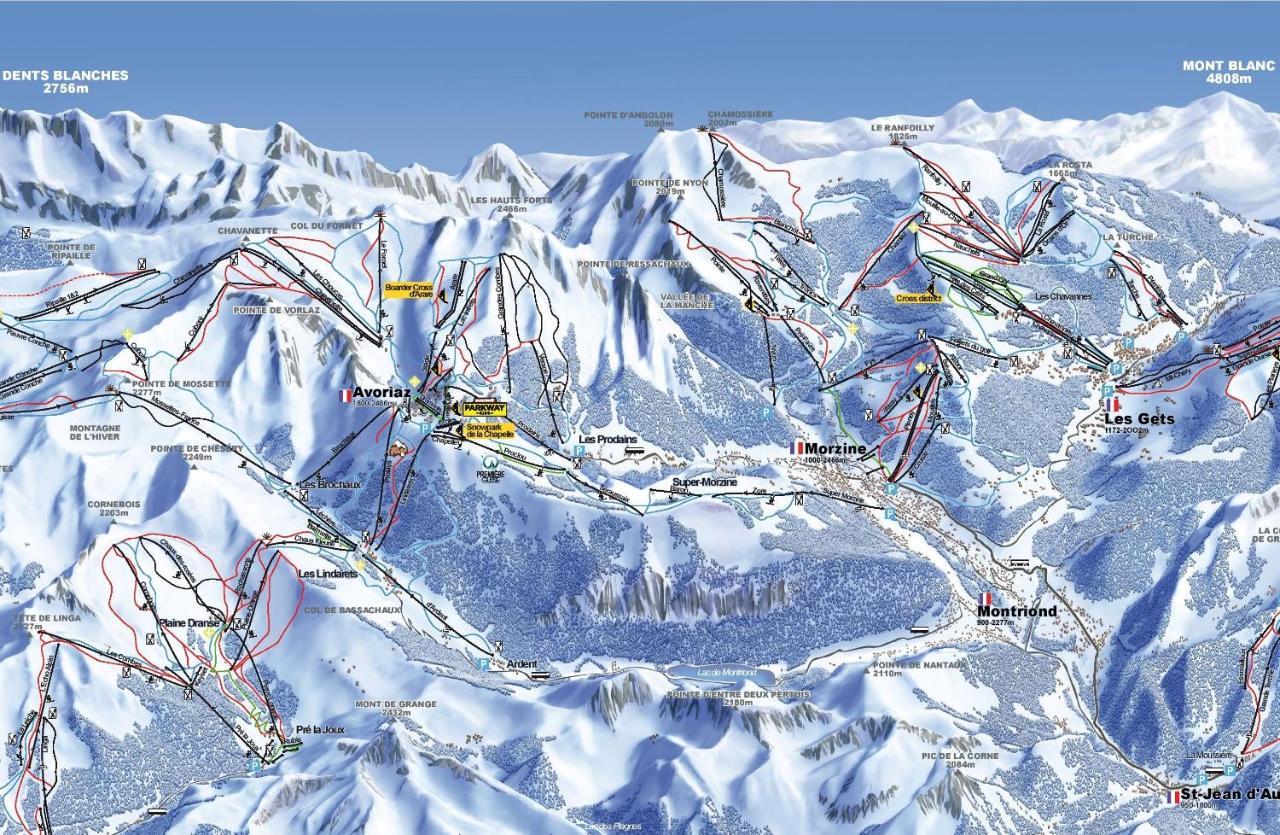 Just Morzine - Chalet Luna Bagian luar foto